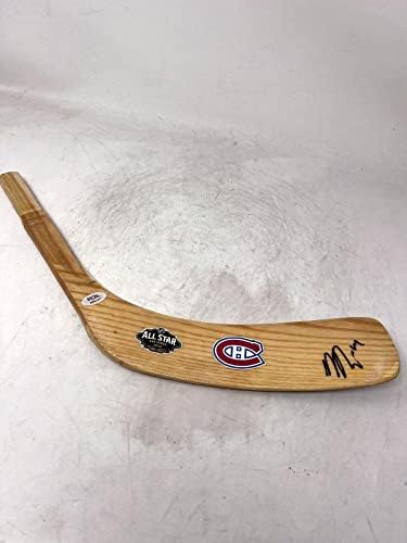 NİCK SUZUKİ Montreal Canadiens İmzalı Hokey sopası Bıçağı PSA COA ASG İmzalı NHL Çubukları