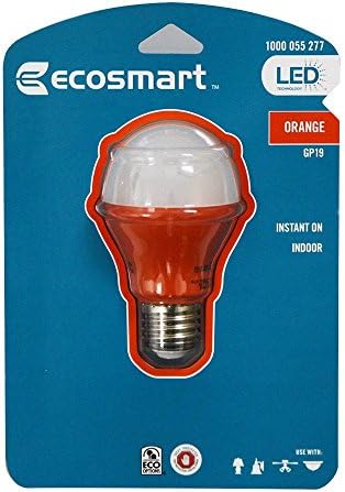 Ecosmart Turuncu LED A19 Ampul, 25W Eşdeğeri