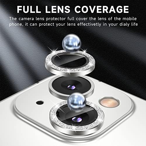 [2 + 1 ADET] iPhone 14 için Fewdew Artı / iPhone 14 Kamera Lens Koruyucu, 9 H Temperli Cam [Anti Çizilme] [Ultra HD]