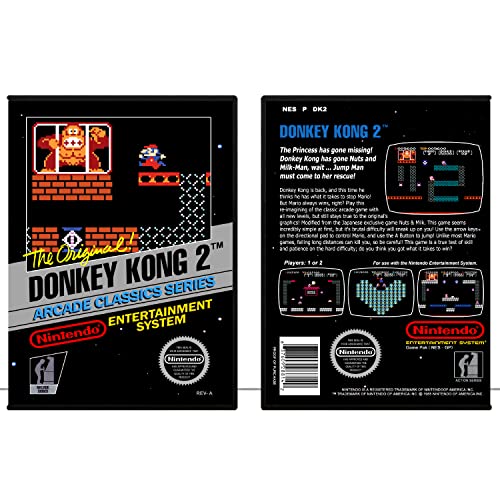 Donkey Kong 2 / (NESDG) Nintendo Eğlence Sistemi-Yalnızca Oyun Kasası-Oyun Yok