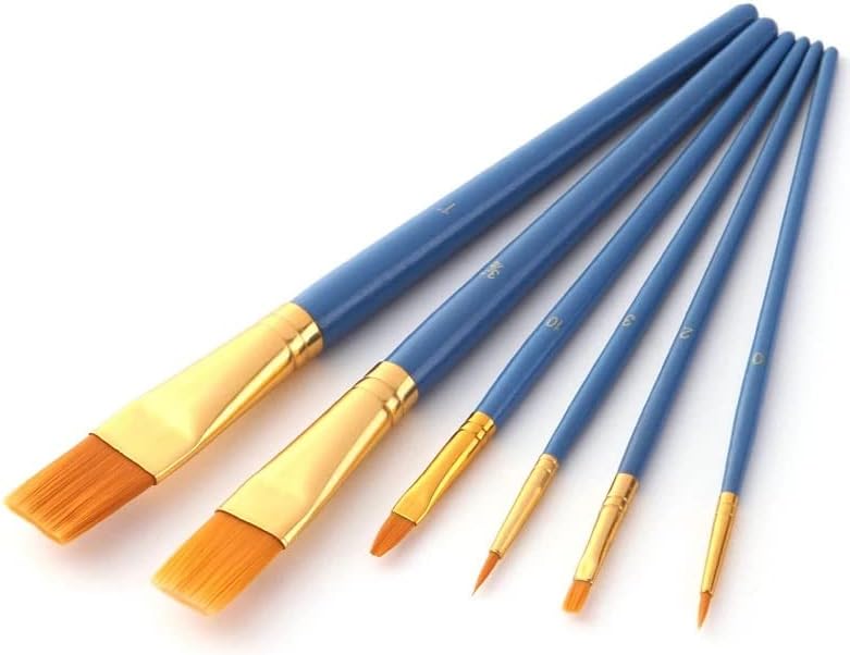 SDFGH Minyatür Fırça Kalem Seti Naylon Saç Fırçası Yağı Profesyonel Suluboya Aracı (Renk : Siyah, Boyut: 15 Adet)