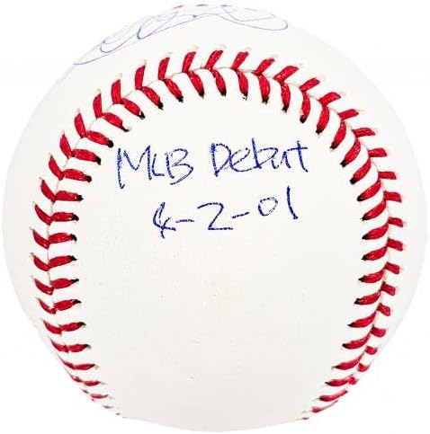 Ichiro Suzuki İmzalı Resmi MLB Beyzbol Seattle Mariners MLB Debut 4-2-01 IS Holo Hisse Senedi 212161-İmzalı Beyzbol