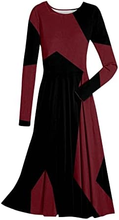 ZEFOTİM günlük elbiseler Kadınlar için 2023 Uzun Kollu Çiçek Fırfır Dökümlü V Boyun Maxi Elbise Moda Güneş Boho Dökümlü