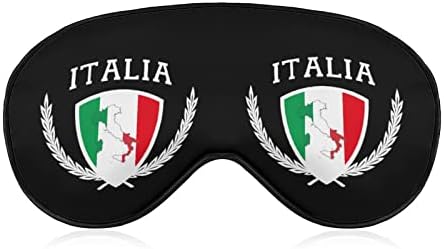 Italia İtalya İtalyan Harita Bayrağı Uyku Göz Maskesi Sevimli Körü Körüne Göz Kapakları Siperliği Kadın Erkek Hediyeler