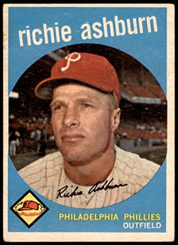 1959 Topps 300 Richie Ashburn Philadelphia Phillies (Beyzbol Kartı) - Phillies