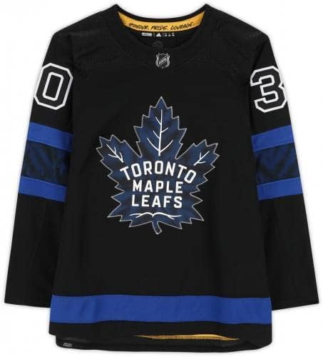 Çerçeveli Matt Murray Toronto Maple Leafs İmzalı Siyah Alternatif Adidas Otantik Forma-İmzalı NHL Formaları