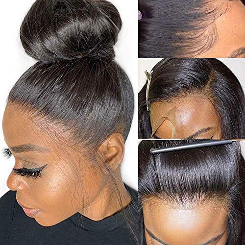 BeautyPower 360 dantel frontal insan saç peruk Ön Koparıp siyah kadınlar ıçin düz kısa brezilyalı ön hd uzun remy