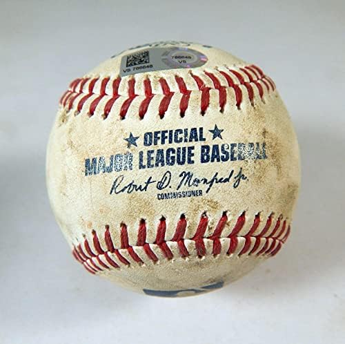 2021 New York Mets Marlin İkinci El Beyzbol Oyunu Marcus Stroman K Sanchez Strike Out-İkinci El Beyzbol Oyunu