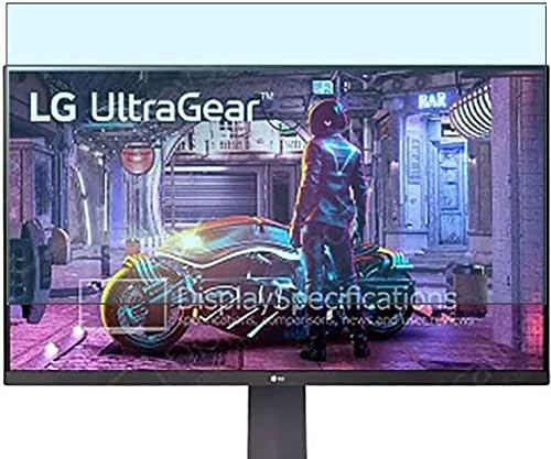 Puccy 2 Paket Anti mavi ışık ekran Koruyucu ile uyumlu LG UltraGear 32GQ750 31.5 Monitör TPU film koruma ( Temperli