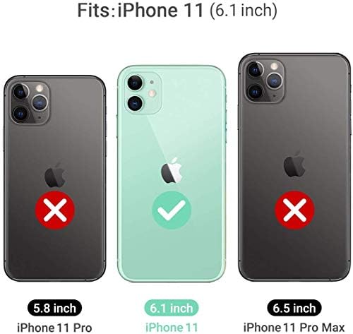 ULAK Şeffaf Kılıf ile Uyumlu iPhone 11 6.1 İnç 2019, Şeffaf İnce İnce Koruyucu Telefon Kapağı