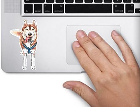Köpek 2 Sibirya Husky 3.5x1. 9 inç Sticker Çıkartma kalıp Kesim Vinil Yapımı ve abd'de Sevk