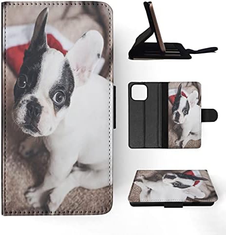 Sevimli Boston Terrier Köpek Yavrusu 3 cüzdan kılıf telefon kılıfı Kapak için Apple iPhone 13 PRO MAX