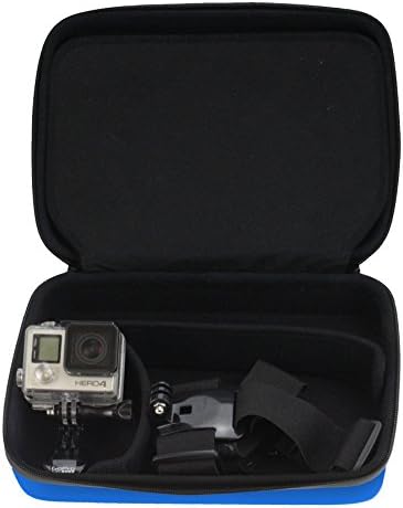 Navitech Mavi Ağır Sağlam Hard Case / Kapak Nikon KeyMission 360 Eylem Kamera ile Uyumlu