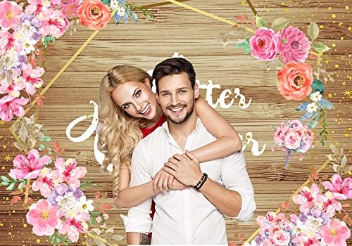 Genç Arazi Daha İyi Birlikte Düğün Resepsiyon Zemin 8x6ft Polyester Yeni Evlendim Zemin Ahşap Tahıl Çiçek Nişan Parti
