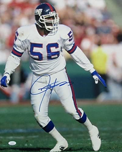 Lawrence Taylor HOF İmzalı 16x20 Fotoğraf New York Giants JSA - İmzalı NFL Fotoğrafları