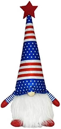 Sterose Vatansever Gnome Peluş Amerikan Başkanı Seçim dekoratif led ışık Tomte Elf