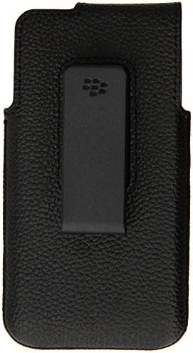 BlackBerry BB10 için Kılıf Deri Döner Kılıf-Perakende Ambalaj-Siyah