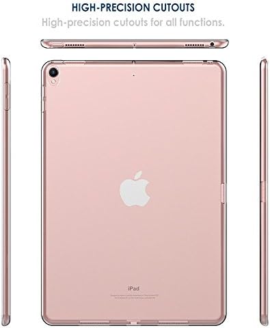 ıPad 9.7 2017 Kılıf, Jaorty Crystal Clear Yumuşak TPU Jel Kılıf Apple iPad 9.7 2017 için Şok Emilimi ile Yumuşak Temizle