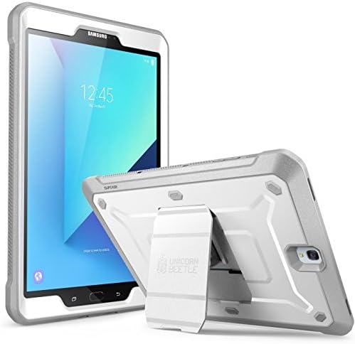 SUPCASE Galaxy Tab S3 9.7 Kılıf Unicorn Beetle Pro Serisi Tam Vücut Sağlam Dahili Ekran Koruyucu ile, beyaz / Gri