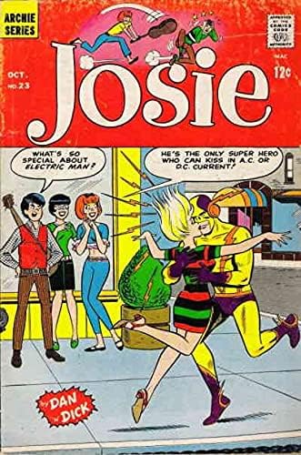 Josie 23 VG; Archie çizgi romanı / Ekim 1966 Elektrikli Adam