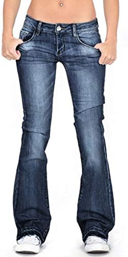 Kadınlar için kot Yüksek Bel Skinny Ripped Sıkıntılı Kot Genç Kızlar Y2K Geniş Bacak Kot pantolon Gevşek Şalvar Kot