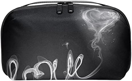 Makyaj çantası Seyahat Çantası, Suya dayanıklı Makyaj kozmetik çantası Seyahat Organizatör Aksesuarları, Yangın Alev