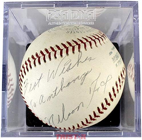 Nellie Fox İmzalı Vintage Reach AL Beyzbol PSA / DNA Sınıfı 7.5-İmzalı Beyzbol Topları