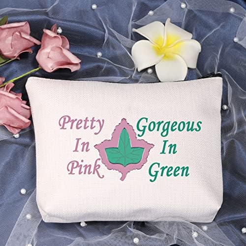 LEVLO Kız Öğrenci Yurdu Çantaları Pembe Renkte Güzel ve Yeşil Renkte Muhteşem Makyaj Çantaları Kadınlar için Hediye