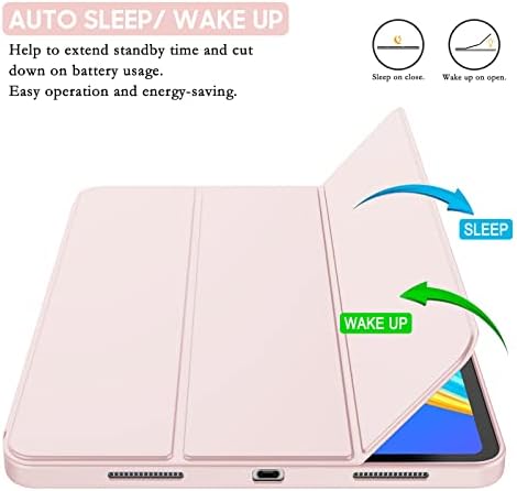 CLARKCAS iPad kılıfı Pro 6th Nesil 12.9 inç iPad Pro 5th Nesil 2021 4th/3rd Gen kalemlik, Otomatik Uyku / Uyandırma,