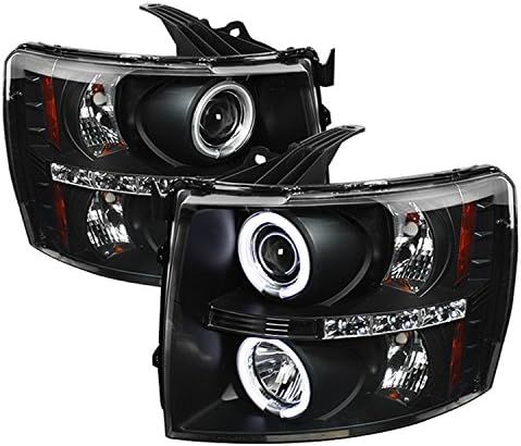 Spyder 5033864 Chevy Silverado 1500 07-13 2500HD/3500HD 07-14 Projektör Farları-CCFL Halo-LED (Değiştirilebilir LED'ler)