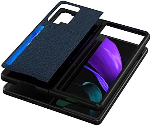 KIHUWEY ile Uyumlu Samsung Galaxy Kat 2 Hakiki deri cüzdan Kılıf ile kart tutucu Anti-Scratch Koruyucu Kılıf için