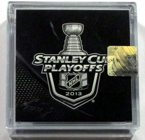 2013 Stanley Kupası Playoffları Final Maçı 6 NHL Resmi Oyun Diski Küp Mühürlü Yeni Hokey Kartları