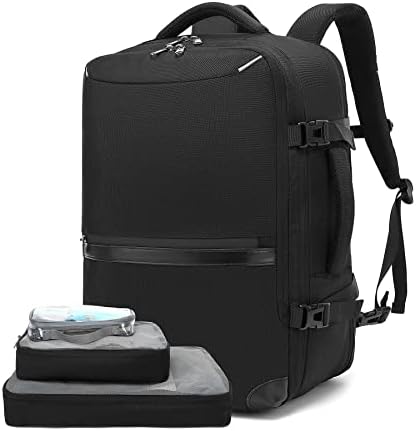 DWQOO Sırt Çantası erkekler için,17.3 inç dizüstü bilgisayar seyahat Sırt Çantası, sırt çantası üzerinde taşımak uçuş