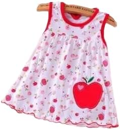 Bebek Kız Yaz Elbiseler, Bebekler ve Toddlers Bebek Romper Giysileri, Pamuk Kolsuz Bebek Elbiseleri