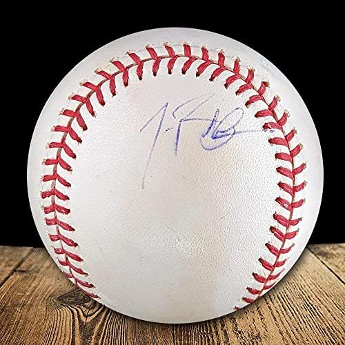 Tim Beckham MLB Resmi Beyzbol Birinci Ligi İmzalı Beyzbol Toplarını İmzaladı
