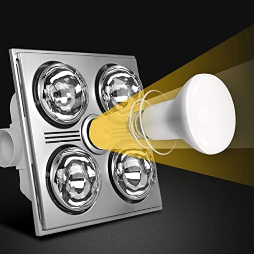 R50 LED Ampuller (4 Paket) 5W (45W Akkor Ampul) 6000K Soğuk Beyaz R50 Uzun Boyunlu LED Ampuller Reflektör E14 Taban