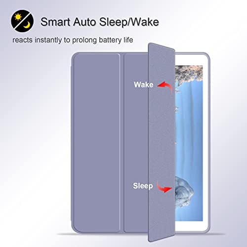 Divufus iPad kılıfı Hava 3 / Pro 10.5 İnç, Hafif İnce Yumuşak TPU Üç Katlı Standı Akıllı Kapak, Otomatik Uyku/Wake