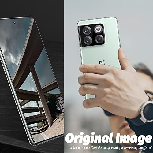 (4 Paket) Orzero için Uyumlu OnePlus 10T 5G Kamera Lens Koruyucu, Temperli Cam 9 Sertlik Çizilmez Kabarcıksız Yüksek