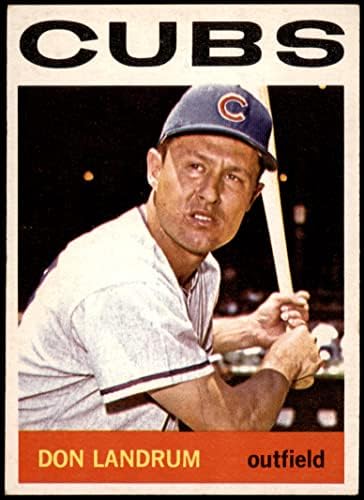 1964 Topps 286 Don Landrum Chicago Cubs (Beyzbol Kartı) VG/ESKİ Yavrular