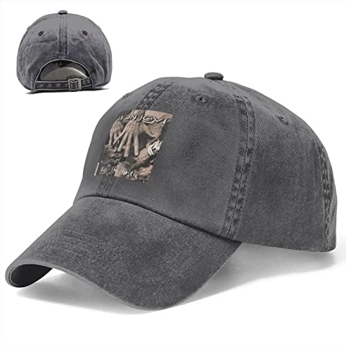 Bon Rock Grubu Jovi beyzbol şapkası Erkekler Kadınlar için Vintage beyzbol şapkaları Açık Spor Pamuk baba şapkası