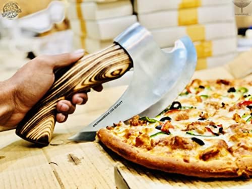 Viking Balta, Viking Balta Deri Kılıflı Özel El Yapımı Pizza Kesme Baltası, Et Kesme Baltası Kişiselleştirilmiş Hediyeler,