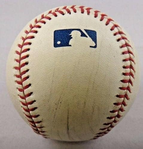 David Robertson Yankees İmzalı Oyun Kullanılmış Beyzbol - İmzalı Beyzbol Topları