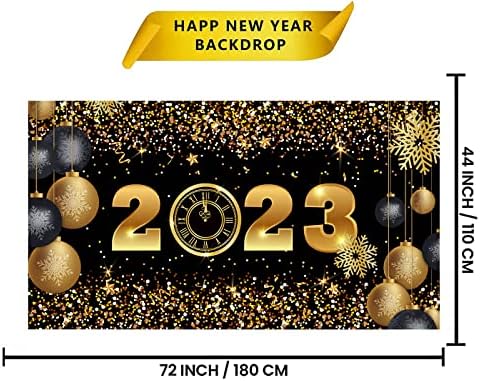 2023 Yeni Yıl Partisi Dekorasyon Afiş Yeni Yıl Fotoğraf Arka Plan Yeni Yıl Doğum Günü Partisi için 2023 Yeni Yıl fotoğraf