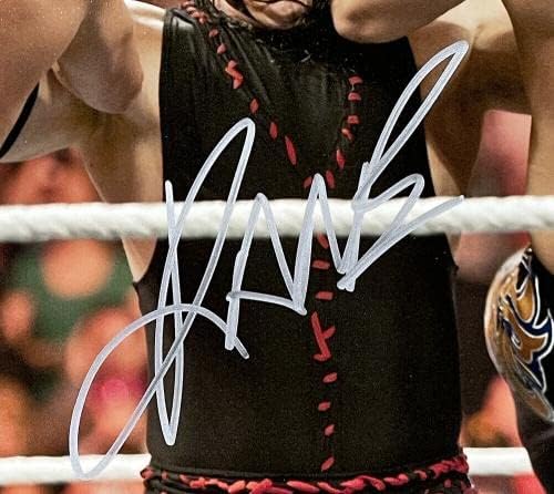 Kane İmzalı 8x10 WWE Güreş Aksiyon Fotoğrafı JSA ITP - İmzalı Güreş Fotoğrafları