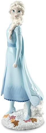 LLADRÓ Elsa Heykelciği. Porselen Dondurulmuş (Disney) Figürü.