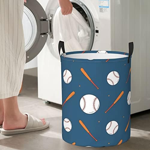 Beyzbol çamaşır sepeti Katlanabilir çamaşır sepetleri Kolları ile Kirli Katlanabilir kıyafet sepeti Kolay Taşıma çamaşır