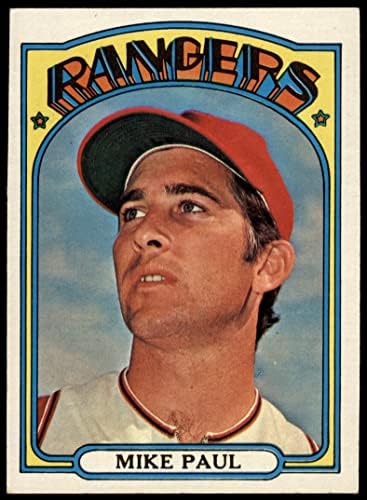 1972 Topps 577 Mike Paul Texas Rangers (Beyzbol Kartı) ESKİ Rangers