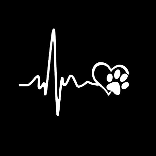 13cm * 10cm Komik Kalp Atışı Aşk Köpek Parçaları Araba Sticker 3D Cam Tampon Motosiklet Kask Çıkartması Vinil Çizikler,