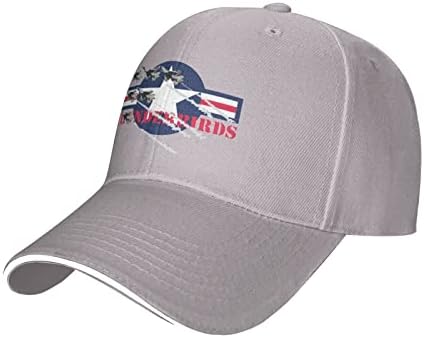 Whırose USAF Thunderbirds beyzbol şapkası Yıkanabilir Ayarlanabilir şoför şapkası Erkek Kadın Kovboy şapkaları