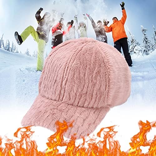 Önemsiz Markalar Şapka Kadife beyzbol şapkası Erkekler ıçin spor şapkaları Sıcak Kış Açık Seyahat Doğal Saç beyzbol